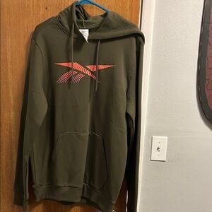Reebok Men's Dark Green Hoodie